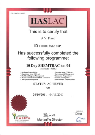 Shemtrac_Certificate