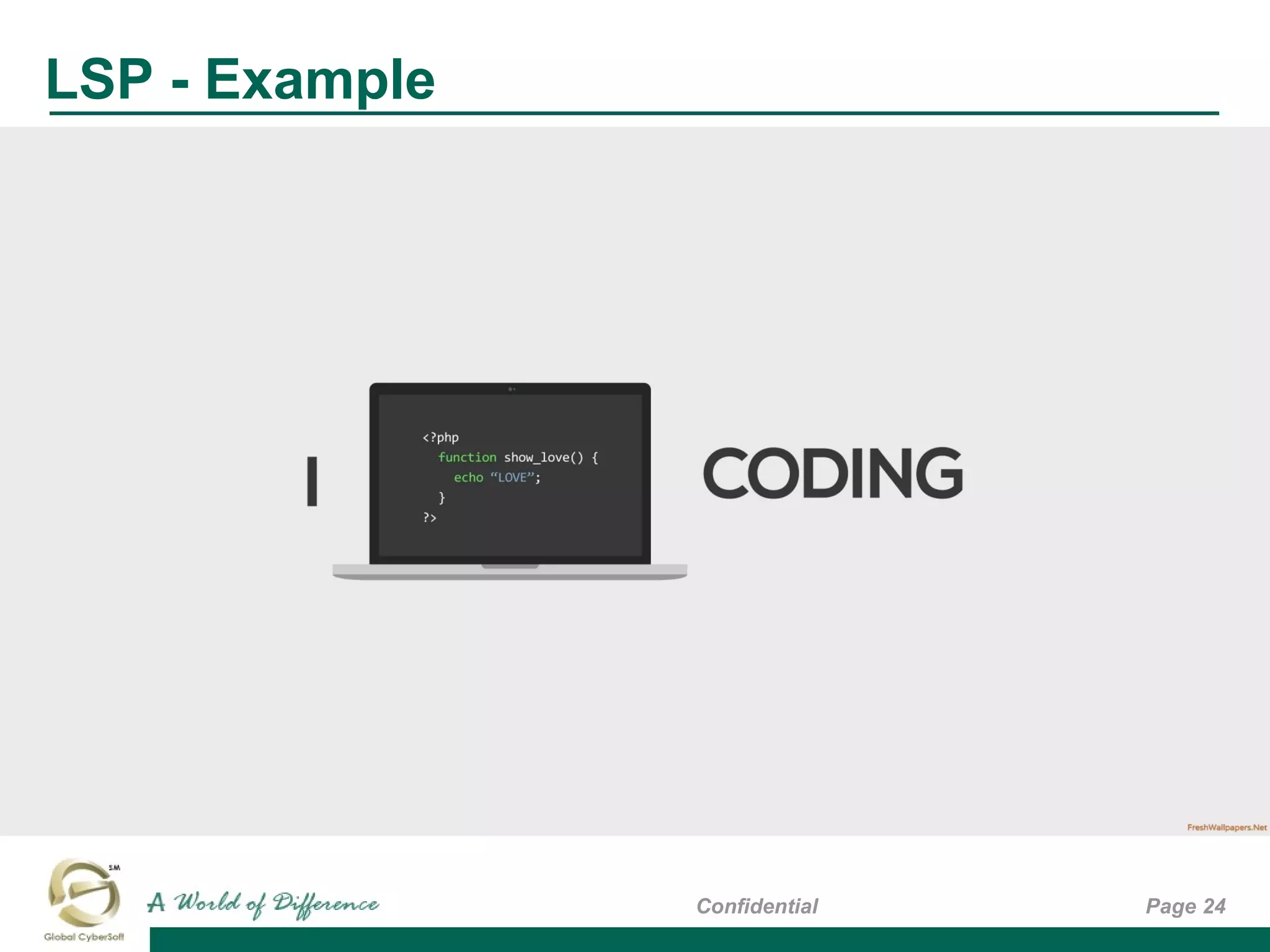 LSP - Example
Page 24Confidential
 