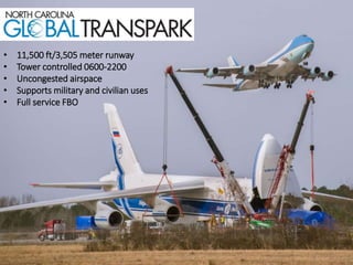 • 11,500 ft/3,505 meter runway
• Tower controlled 0600-2200
• Uncongested airspace
• Supports military and civilian uses
• Full service FBO
 