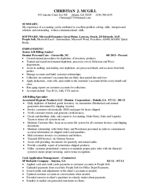Curriculum vitae format image