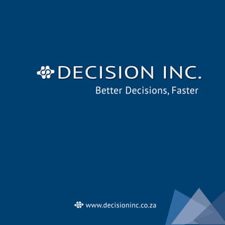 Decision Inc Brochure Information Management Solutions