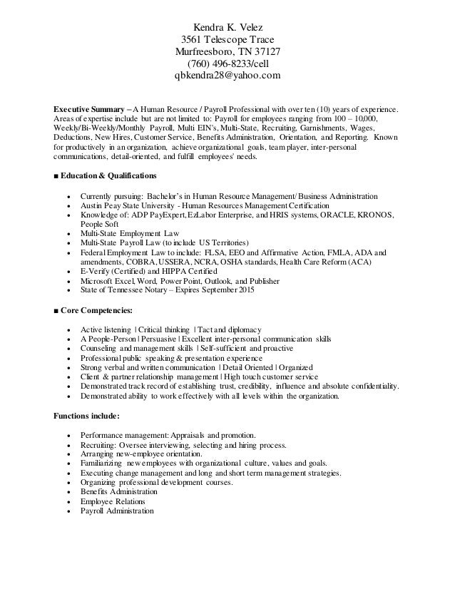kendra velez resume 1