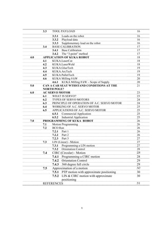 WORKING AND PROGRAMMING OF KUKA ROBOT | PDF