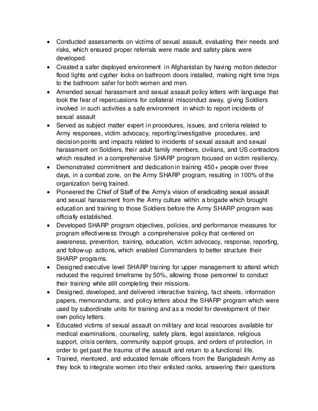 victim advocate cover letter