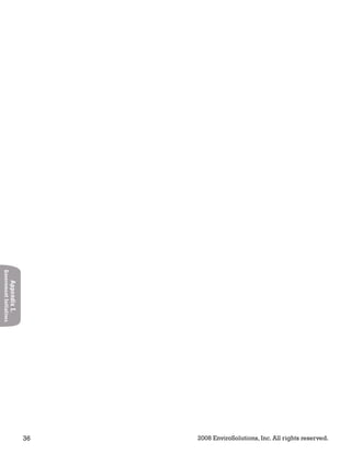 36 2008 EnviroSolutions, Inc. All rights reserved.
AppendixI.
GovernmentInitiatives
 