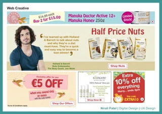 Nirali Patel | Digital Design | UX Design
Web Creative
 