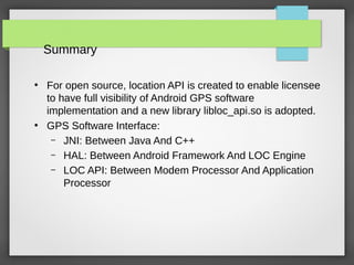 The GPS Architecture on Android | PDF