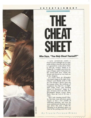 MacUser cheat sheet article