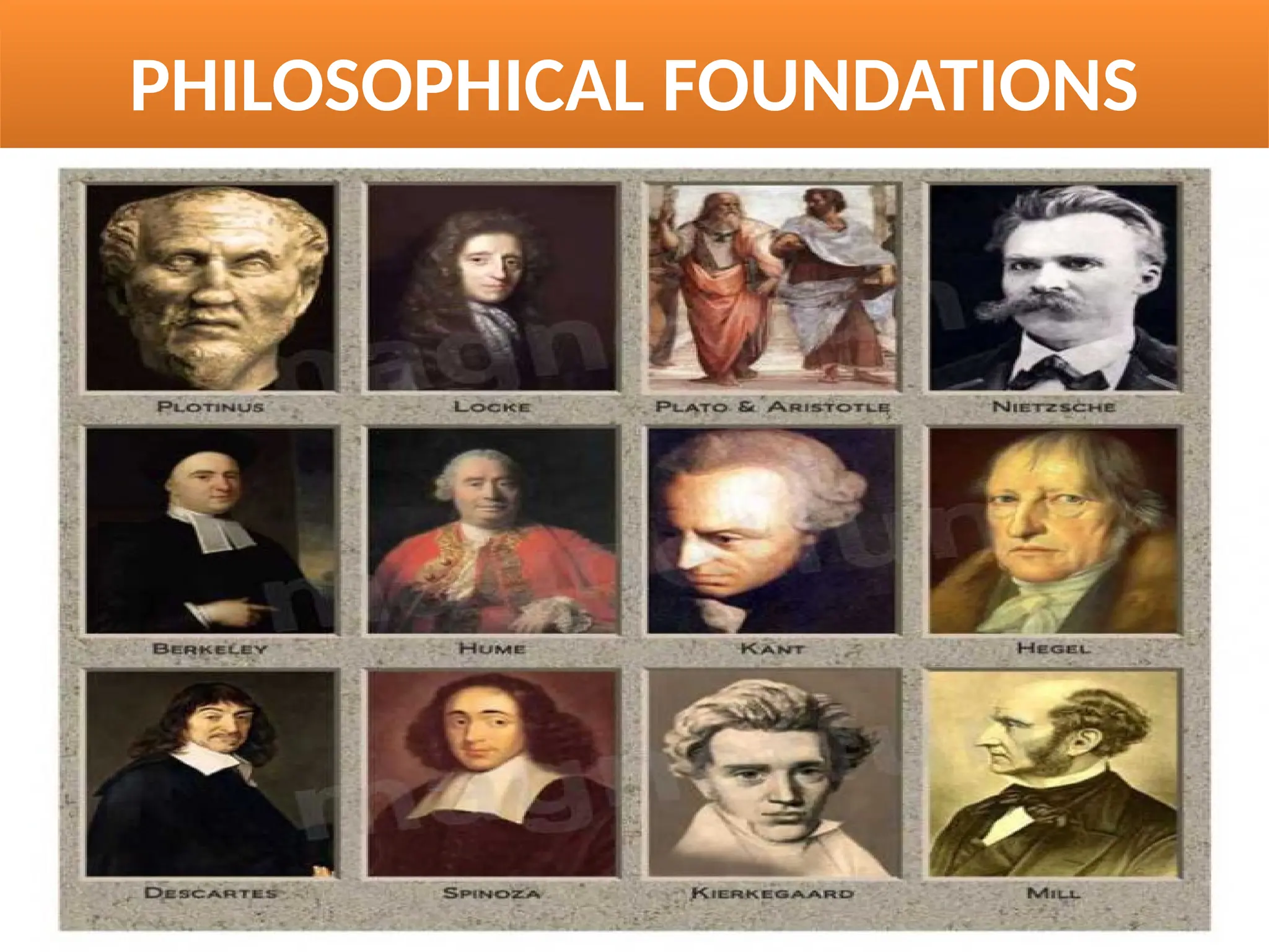 PHILOSOPHICAL FOUNDATIONS
 