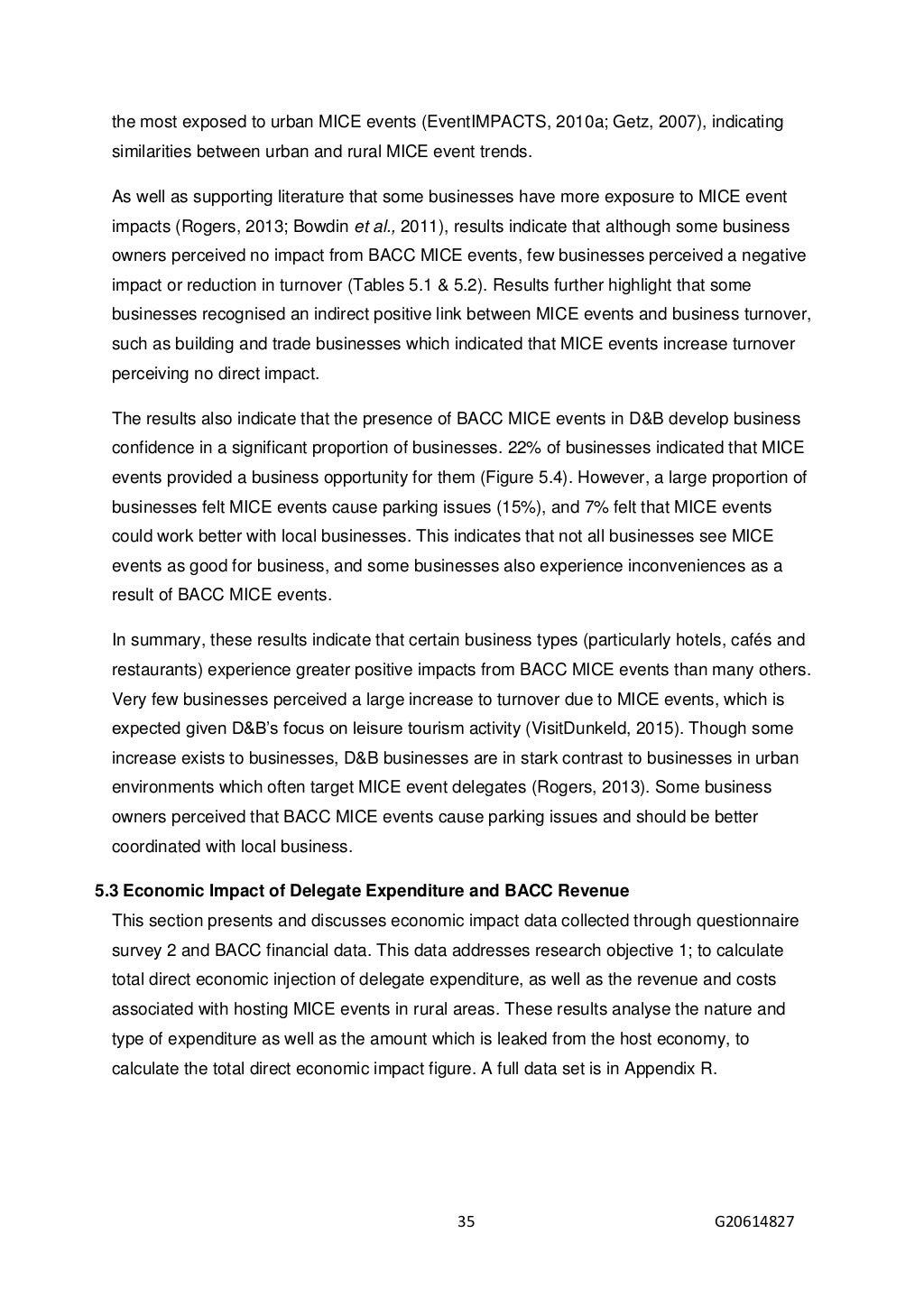 Business paper: Dissertation research copy m