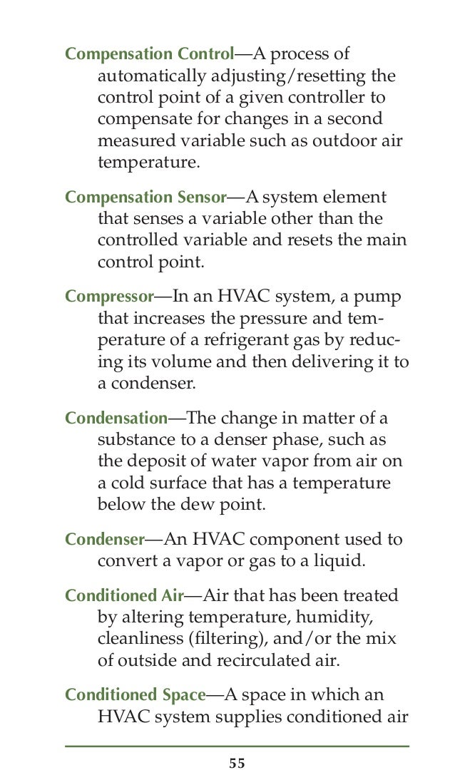 Green Building And Controls Glossary
