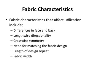 Lengthwise Designs preproduction operations in apparel industry | PPT