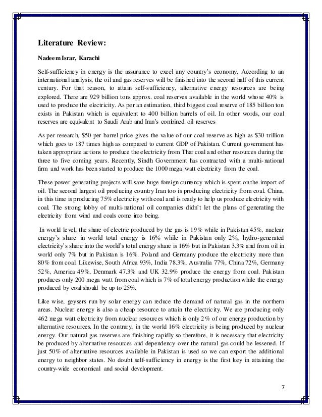 Energy Crisis Final Report