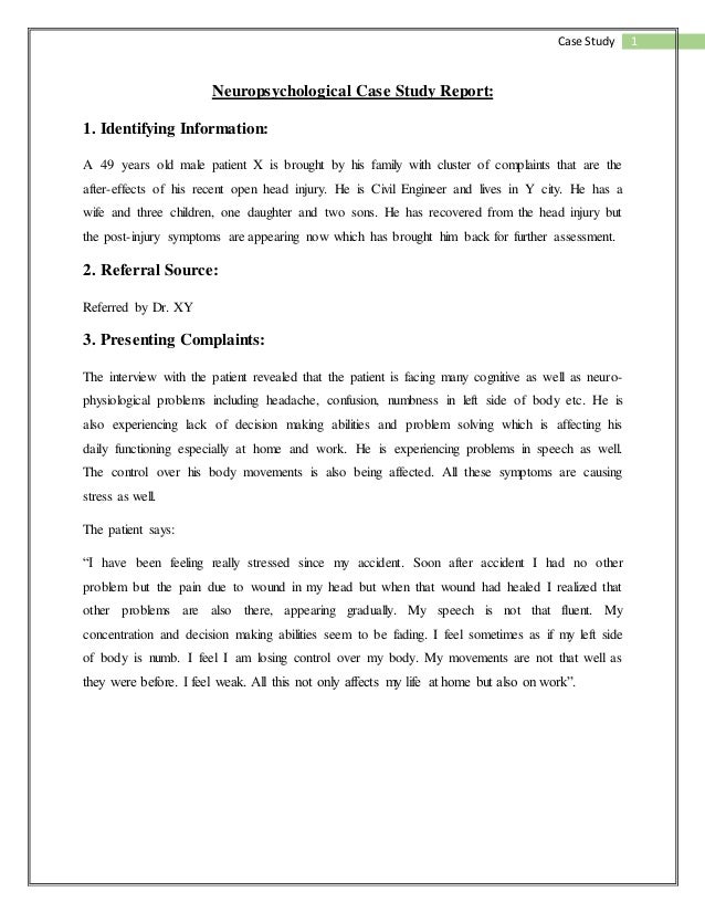 neuro case hostory 2