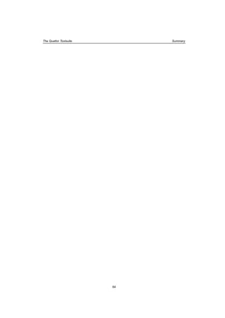 The Quattor Toolsuite Summary
64
 