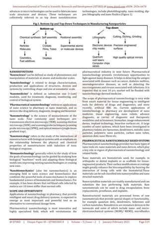 Current Trends of “Nanotechnology” in Pharmaceutical | PDF