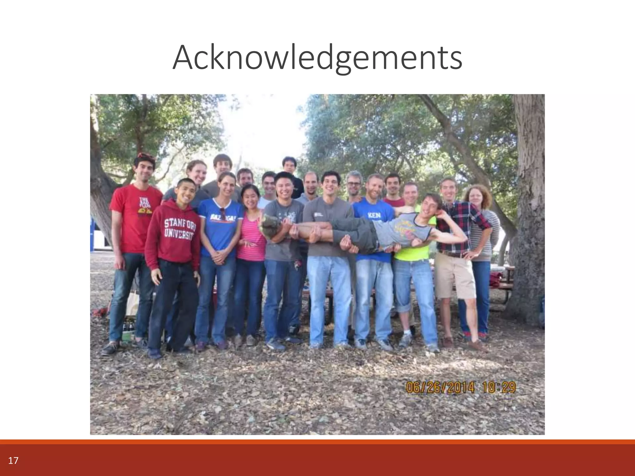Acknowledgements
17
 