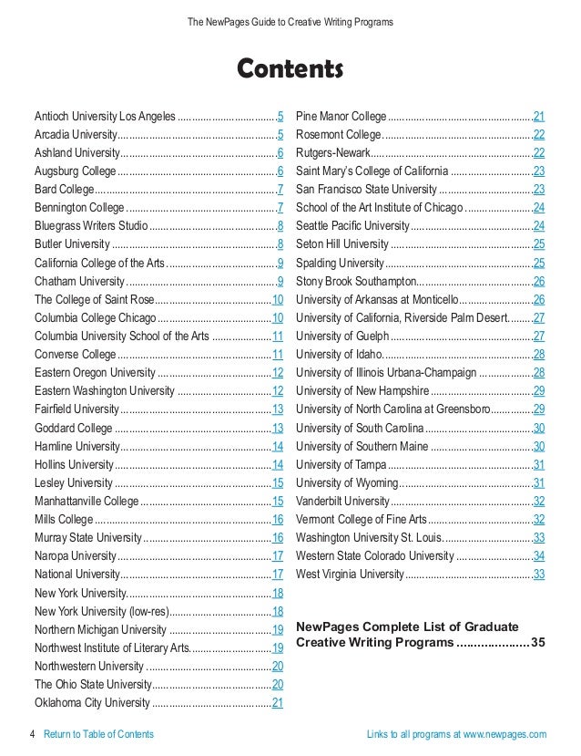 usc creative writing ranking