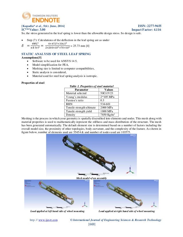 design and analysis of composite leaf spring for light weight vehicle
