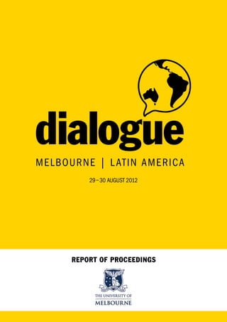 1
29 – 30 August 2012
Report of Proceedings
 