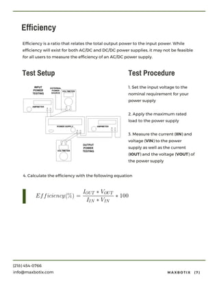 Guide to Power Supply Testing with MaxBotix | PDF | Consumer ...