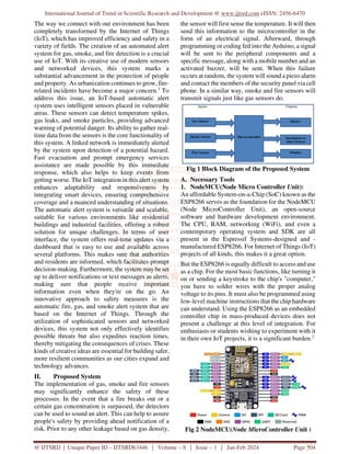 IoT Based Automatic Gas, Smoke and Fire Alert System | PDF
