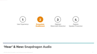 10©2013-2014 Qualcomm Technologies, Inc. and/or its affiliated companies. All Rights Reserved.
‘Hear’ & Now: Snapdragon Au...