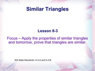 8 3similar Triangles