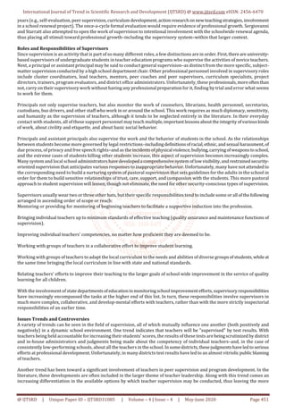 The Influence of Pedagogic Supervision on School Effectiveness in ...