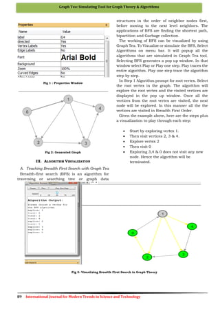 Graph Tea: Simulating Tool for Graph Theory & Algorithms | PDF