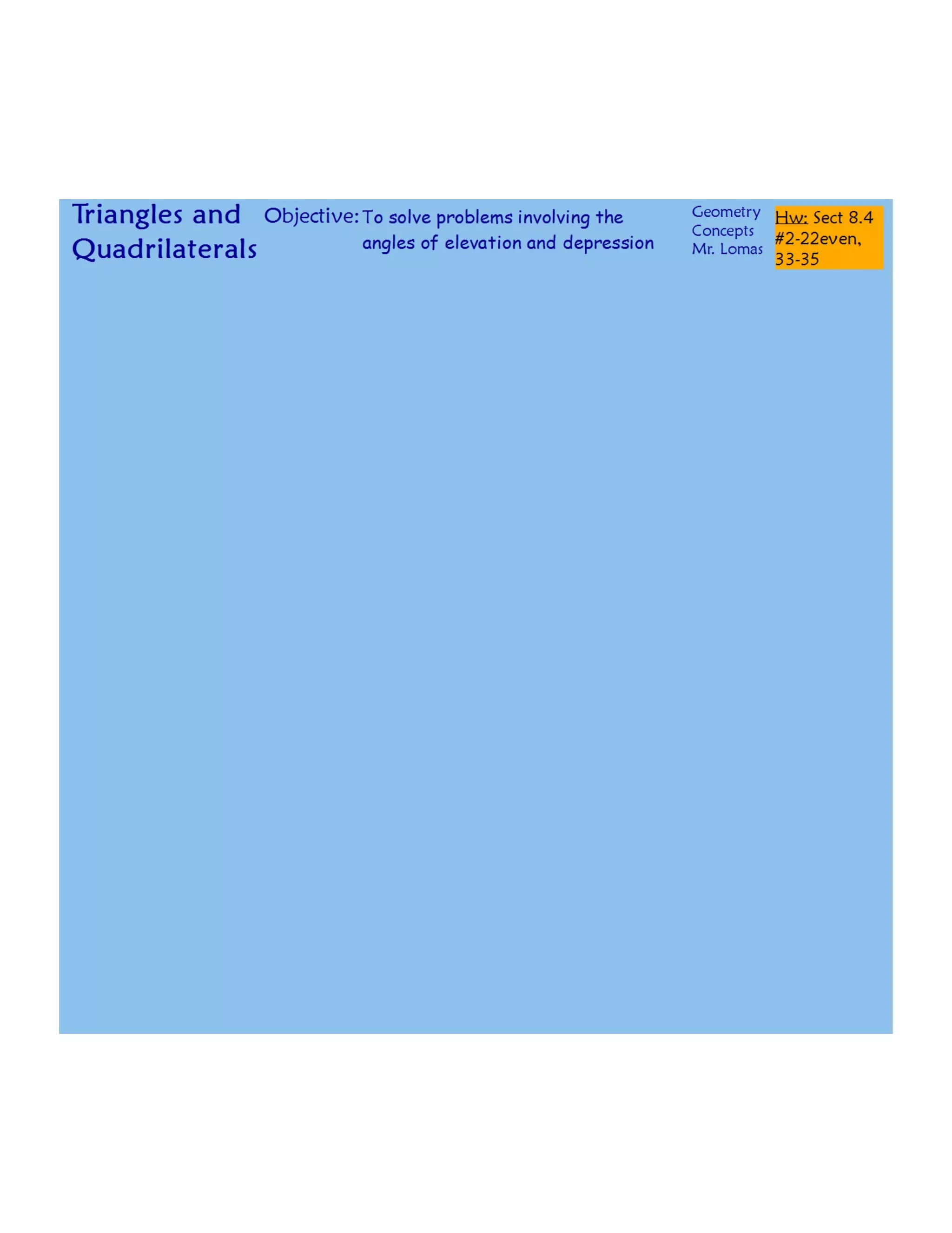 8-4 Angles of Elevation and Depression Concepts Day 2.pdf