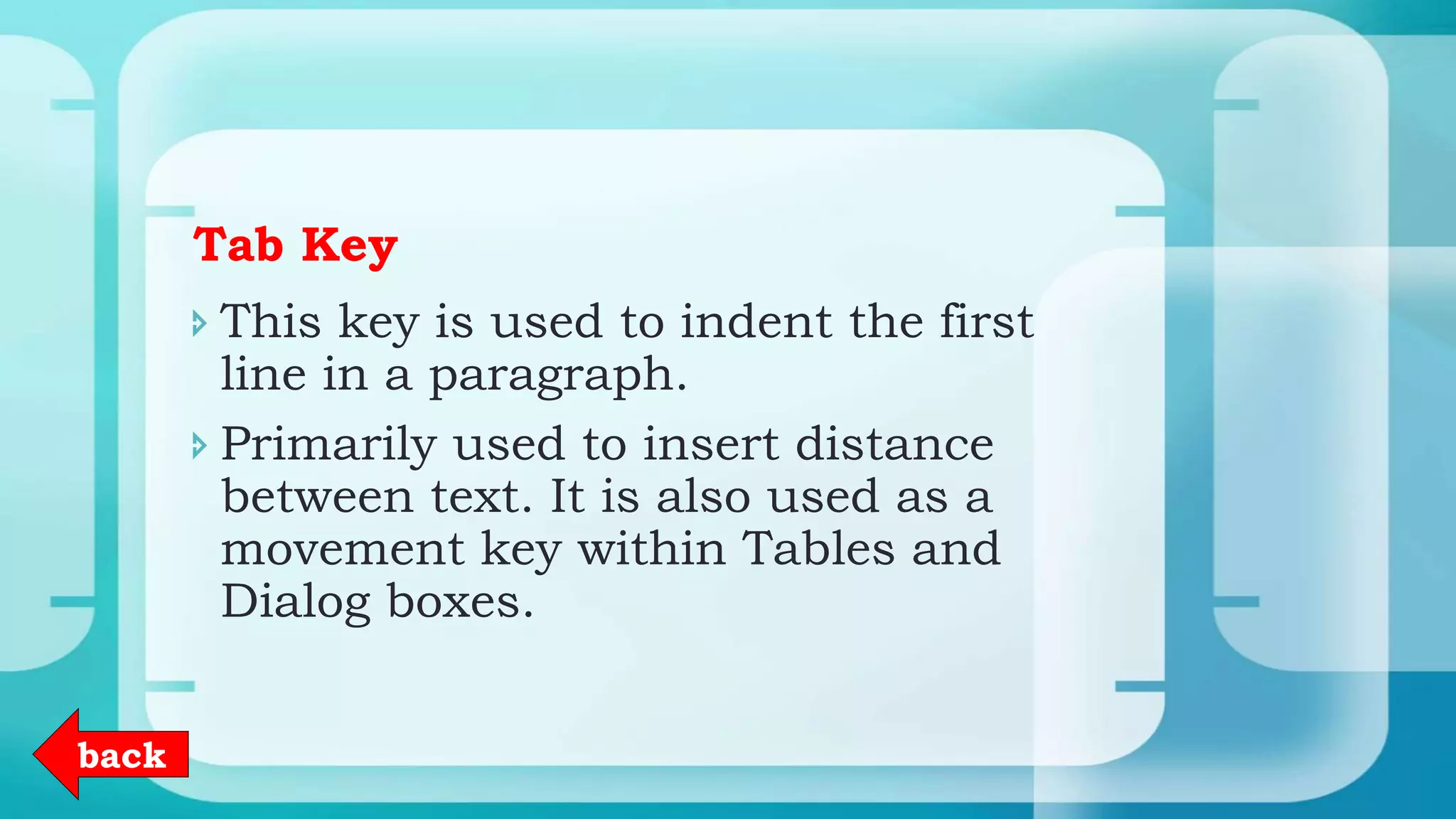 84 identify group keys on the keyboard and their functions | PPSX
