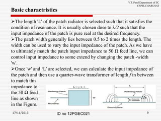 Patch Radiator Embedded Element Pattern PPT | PPTX