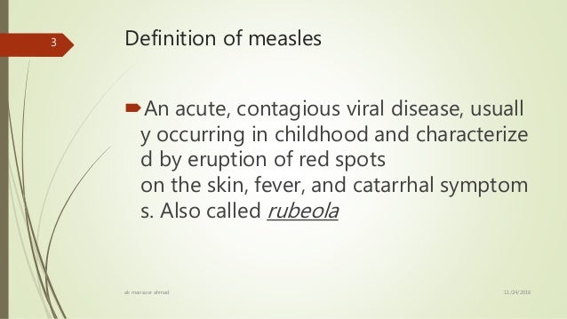 measles by ahmad