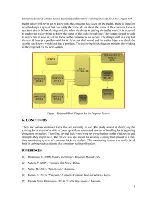 ANALYSIS OF EXISTING TRAILERS’ CONTAINER LOCK SYSTEMS | PDF