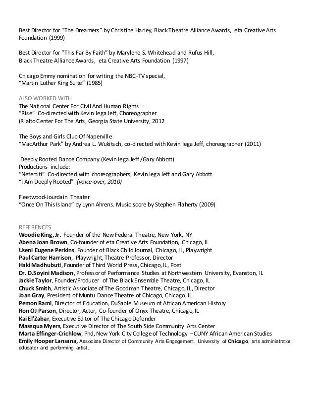 casting director resume