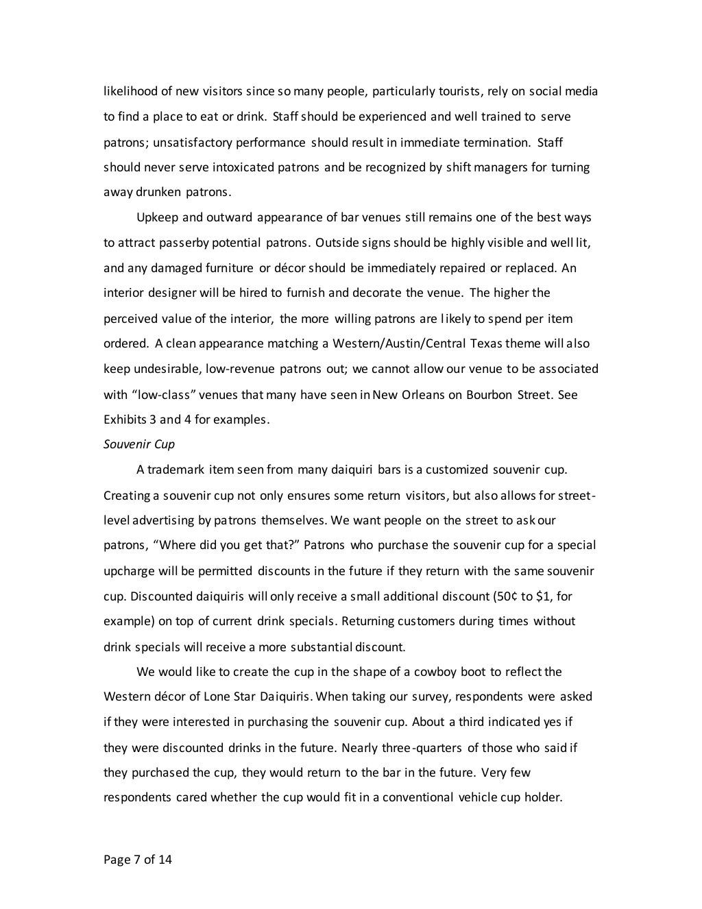 Star business plan image