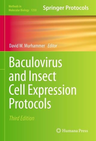 Baculovirus
andInsect
CellExpression
Protocols
DavidW. Murhammer Editor
ThirdEdition
Methods in
Molecular Biology 1350
 