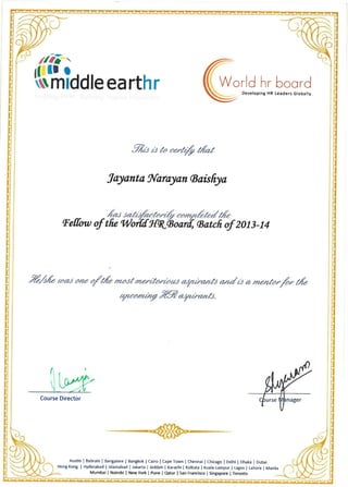 Fellowship_World HR Certificate_Dec 2014