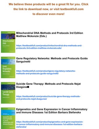 Mitochondrial Gene Expression: Methods and Protocols Michal Minczuk | PDF