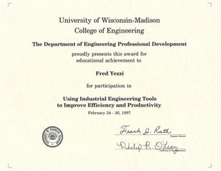 Extra Certificates.Edu.& CEU'sUW1997