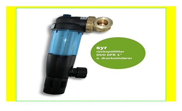 Syr Ruckspulfilter Wasserfilter System Duo Fr