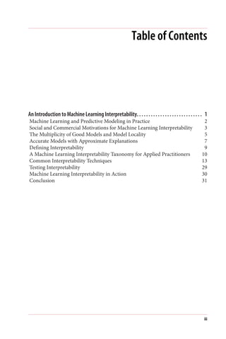 An Introduction to Machine Learning Interpretability 1st Edition ...
