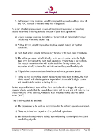 Procedure for Safe Ground Handling Practices - (Sample for Edition) | PDF