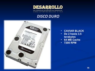 CAVIAR BLACK De 2 hasta 3.5 terabytes 64 MB Cache 7200 RPM 