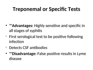 Csf Syphilis Test Comprehensive Overview of Spirochetes and Syphilis Diagnosis | PPT