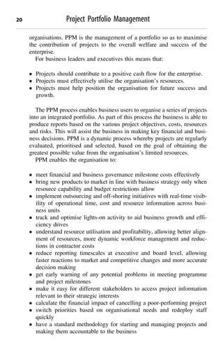 Shan Rajegopal Project Portfolio Management Leading The Corporate Vision First Edition ...