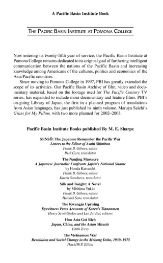 Edith Terry How Asia Got Rich Japan And The Asian Miracle Edith Terry | PDF