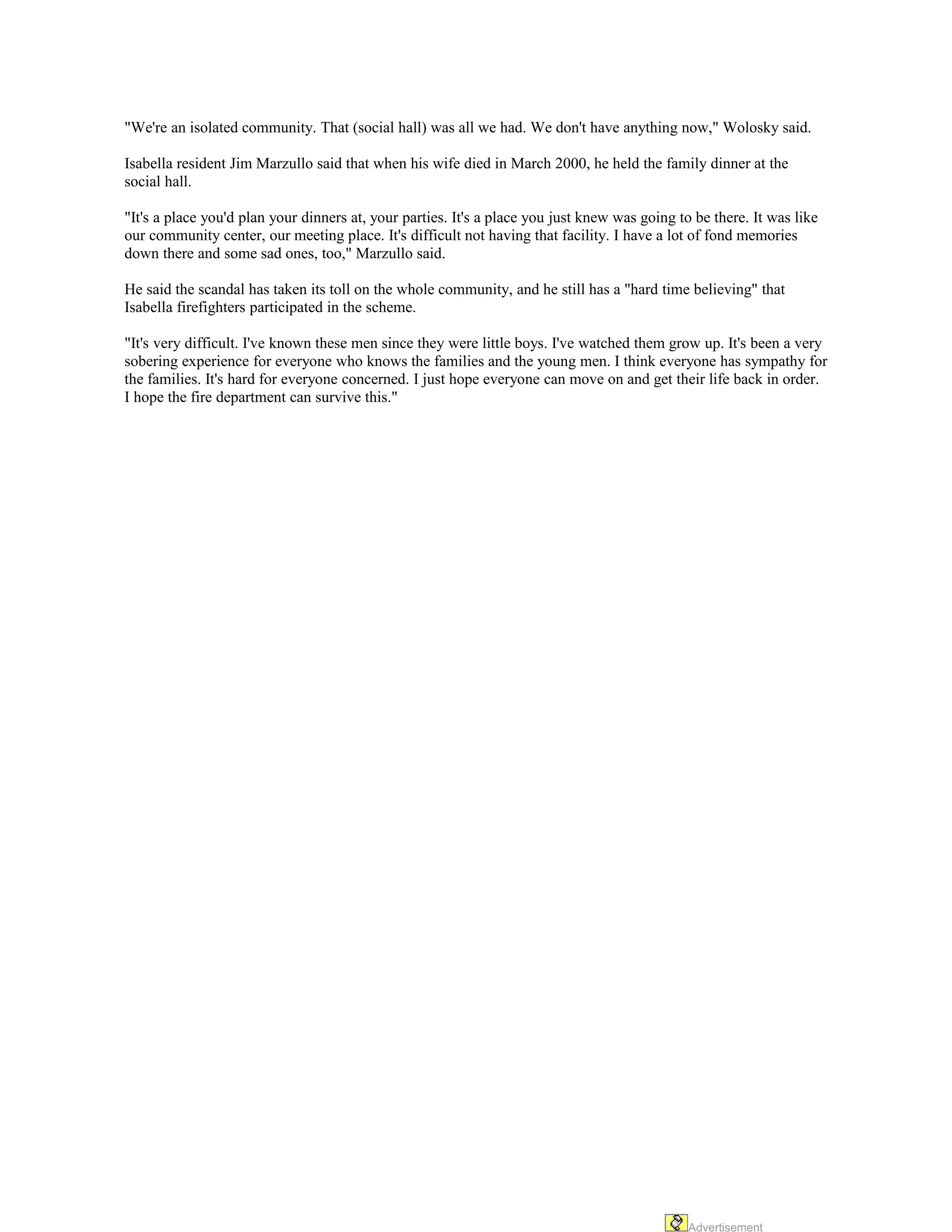 Four isabella volunteer firefighters sentenced pdf
