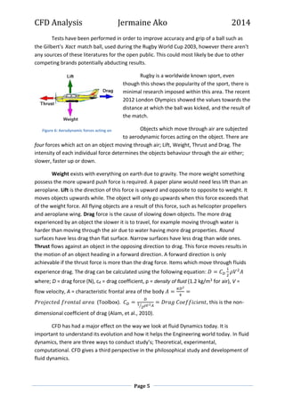 Final Report - CFD Analysis on Aerodynamic | PDF